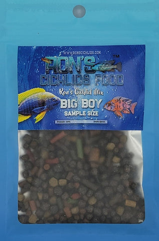 Ron's Cichlids "Big Boy" Food Sample - Rons Cichlids