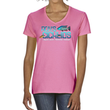 Ladie's V-Neck T-Shirt - Rons Cichlids